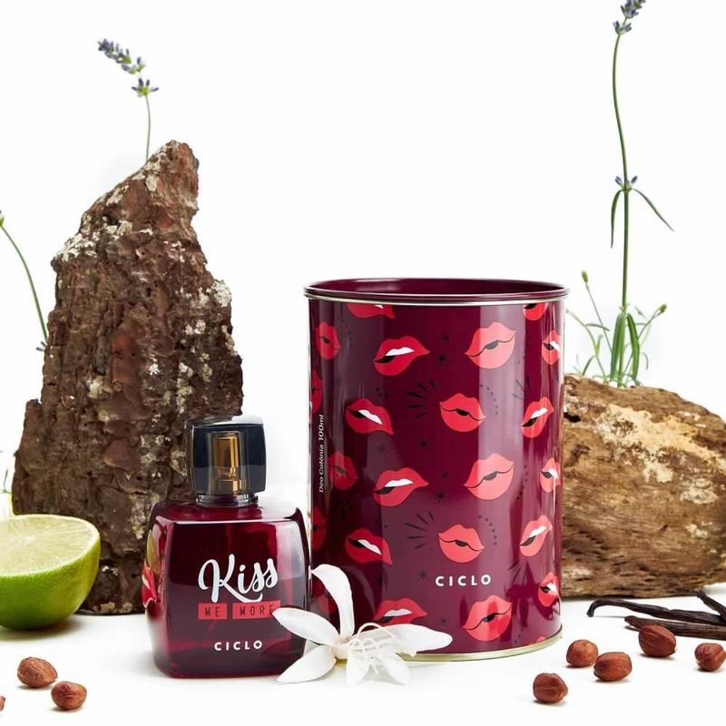 Kiss You More Lata Ciclo Deo Colonia Feminino 50ml - Perfume
